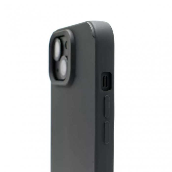 Husa iPhone 15 - Silicon Catifelat cu Protecții Camere [3]