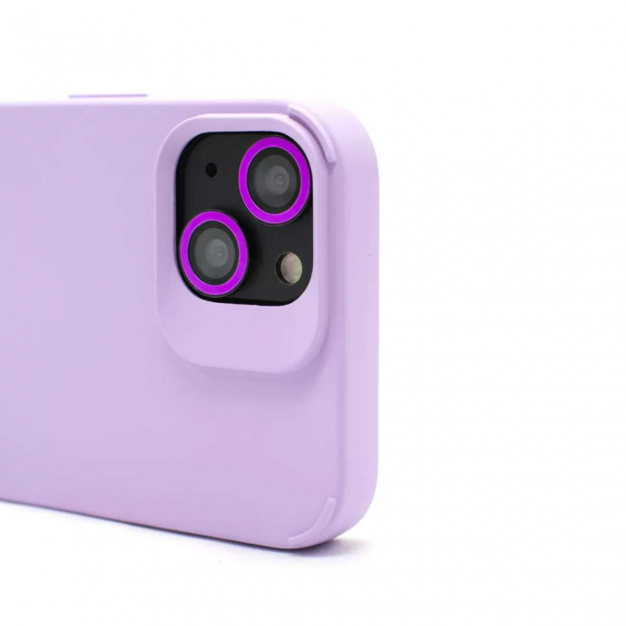 Husa iPhone 15 - Silicon Catifelat cu Protecții Camere [3]