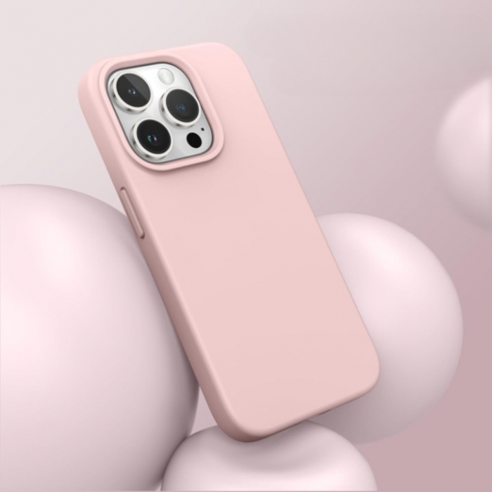 Husa iPhone 15 Pro - Silicon și Microfibra [3]