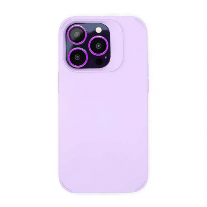 Husa iPhone 15 Pro - Silicon Catifelat cu Protecții Camere [1]