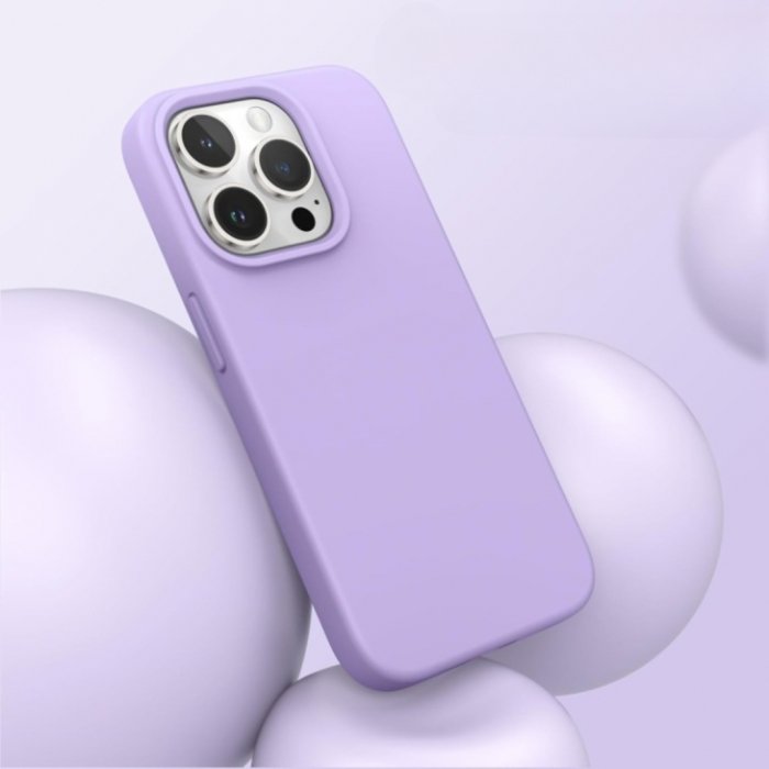 Husa iPhone 15 Pro Max - Silicon și Microfibra [3]
