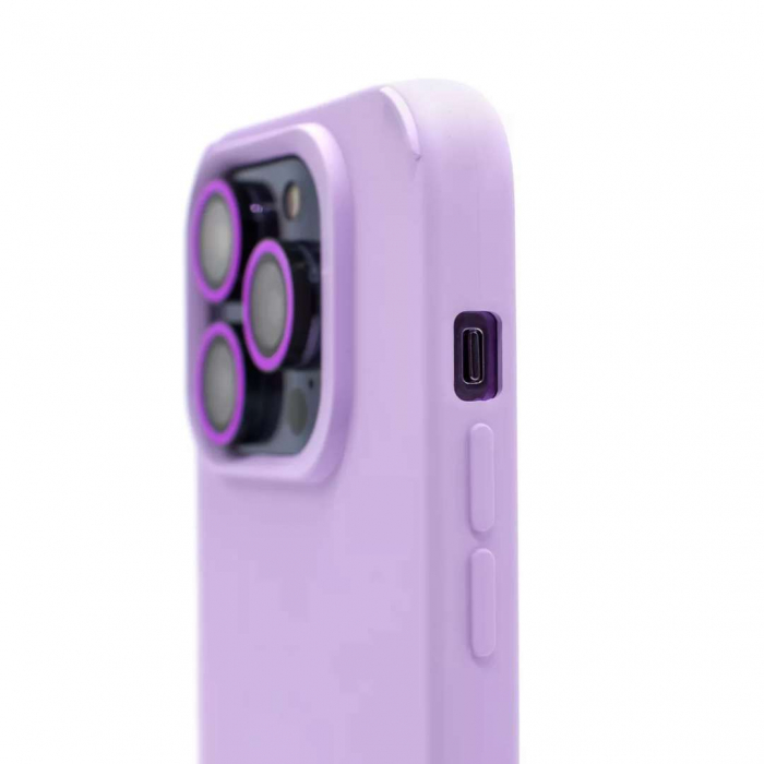 Husa iPhone 15 Pro Max - Silicon Catifelat cu Protecții Camere [4]