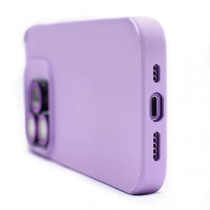Husa iPhone 15 Pro Max - Silicon Catifelat cu Protecții Camere [5]