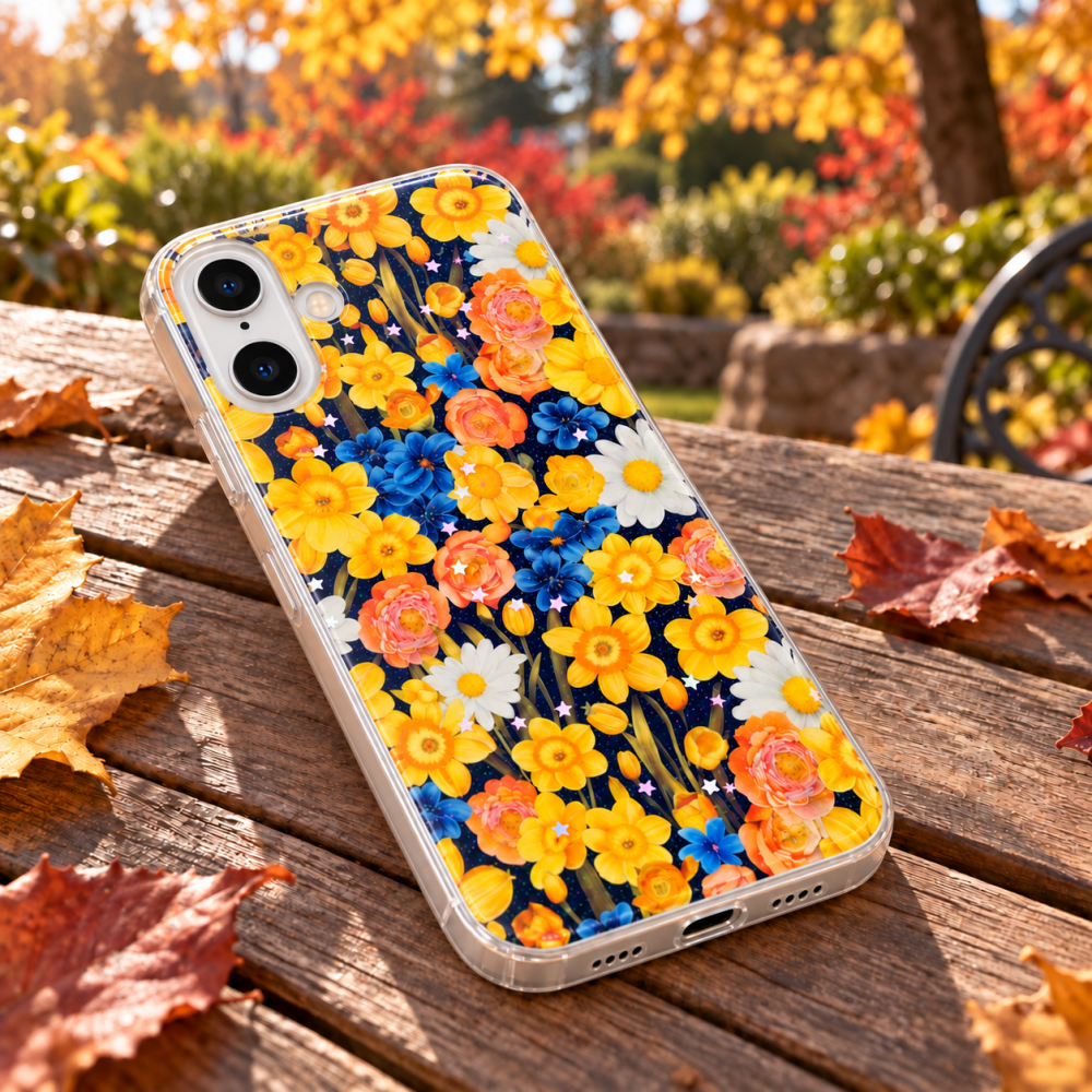 Husa pentru iPhone 16 cu imprimeu floral, rezistenta la socuri si lovituri - ZetGSM [7]