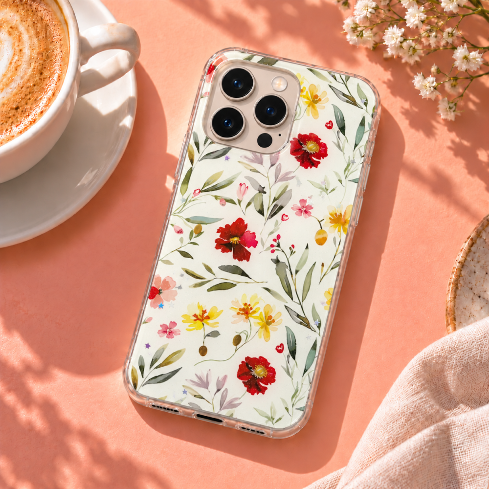 Husa pentru iPhone 16 Pro cu imprimeu floral, rezistenta la socuri si lovituri - ZetGSM [6]