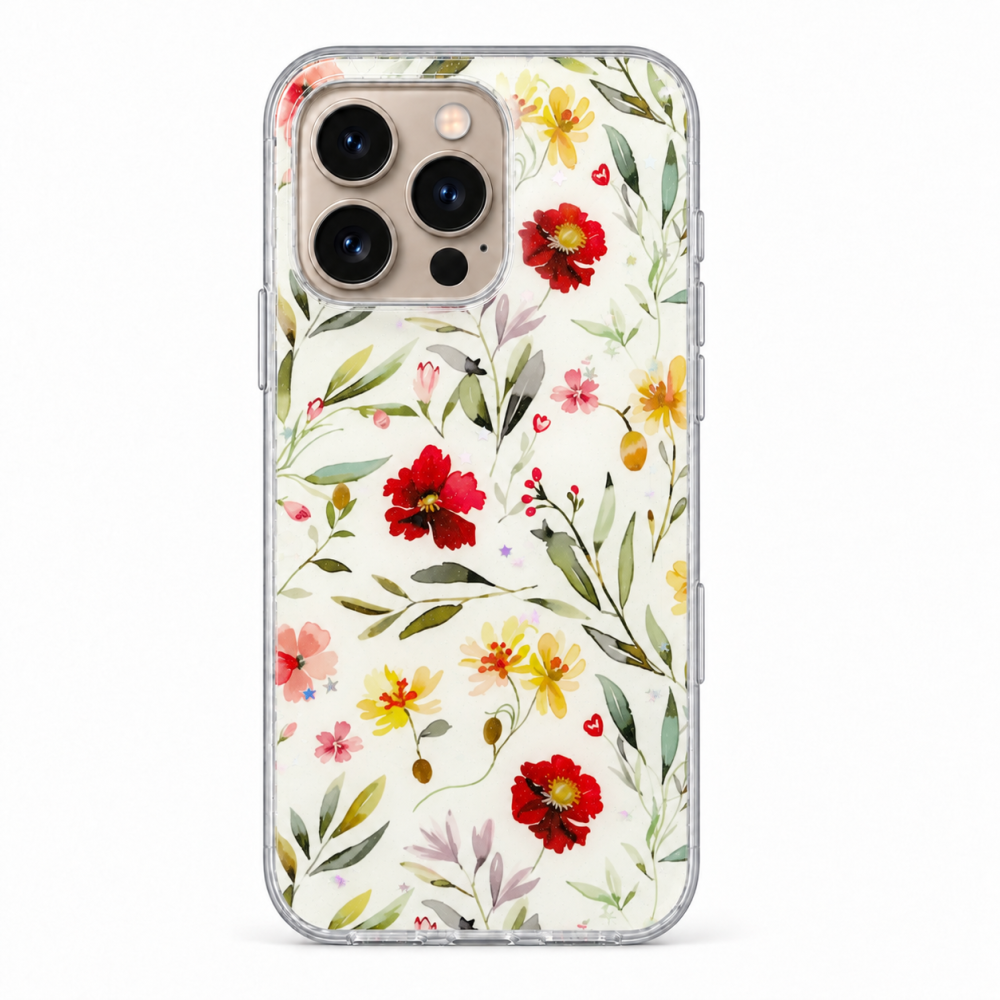 Husa pentru iPhone 16 Pro cu imprimeu floral, rezistenta la socuri si lovituri - ZetGSM [3]