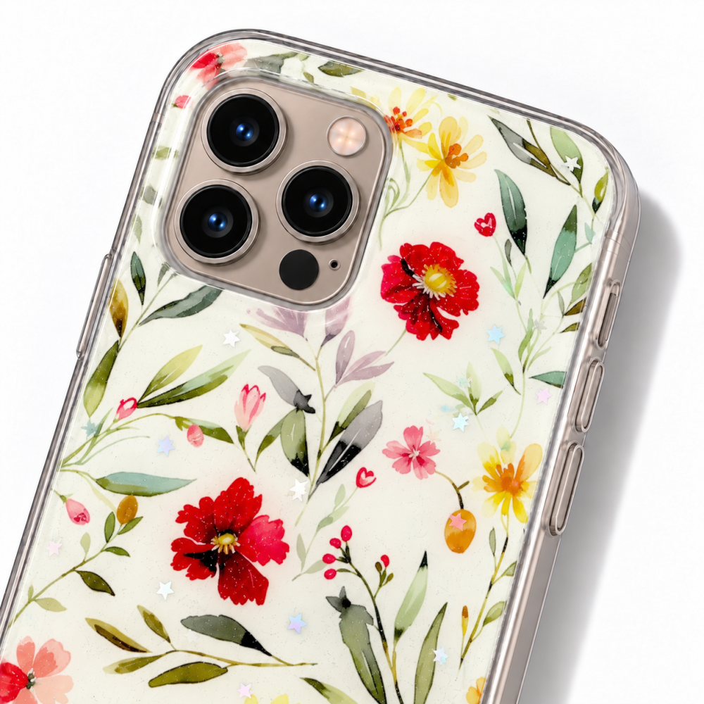 Husa pentru iPhone 16 Pro Max cu imprimeu floral, rezistenta la socuri si lovituri - ZetGSM [4]