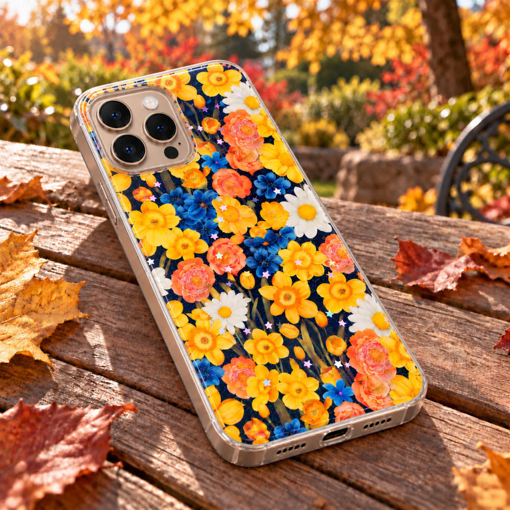 Husa pentru iPhone 16 Pro Max cu imprimeu floral, rezistenta la socuri si lovituri - ZetGSM [7]