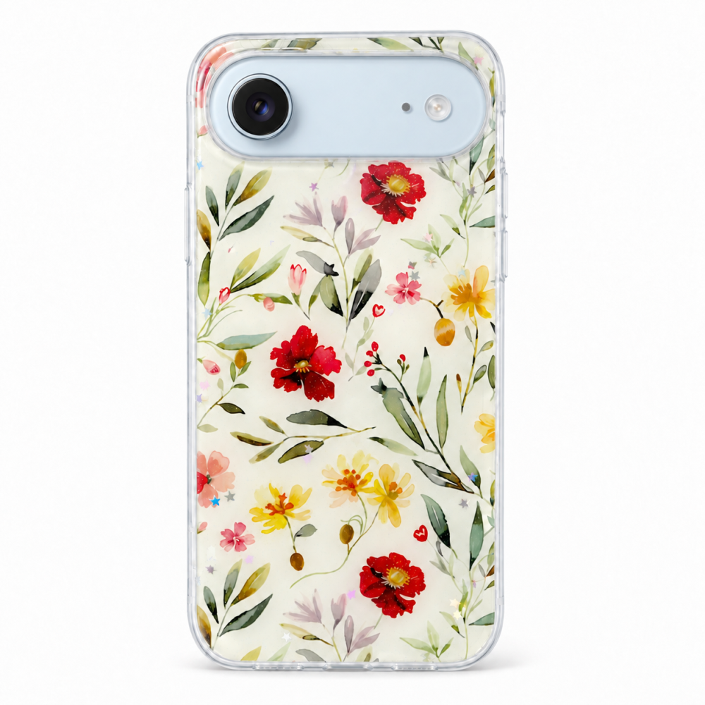 Husa pentru iPhone 17 Air cu imprimeu floral, rezistenta la socuri si lovituri - ZetGSM [3]