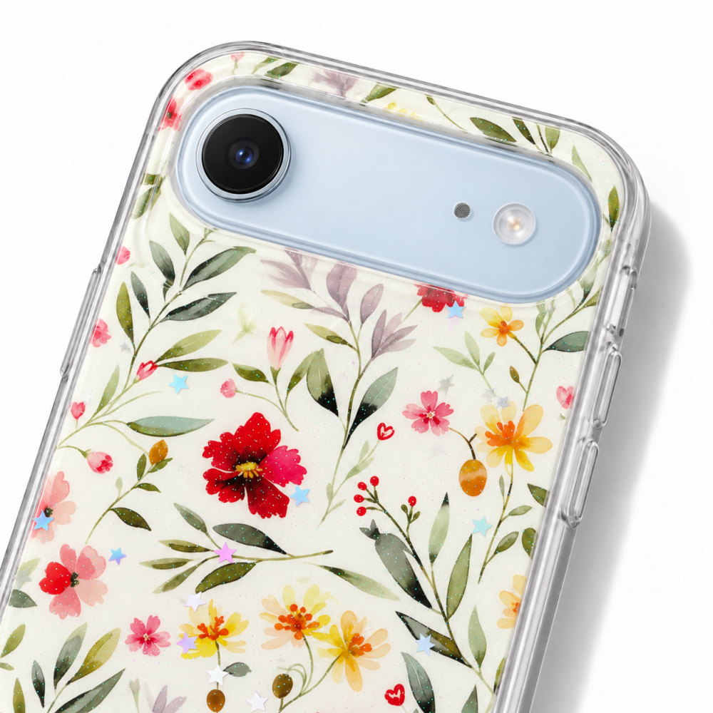 Husa pentru iPhone 17 Air cu imprimeu floral, rezistenta la socuri si lovituri - ZetGSM [4]