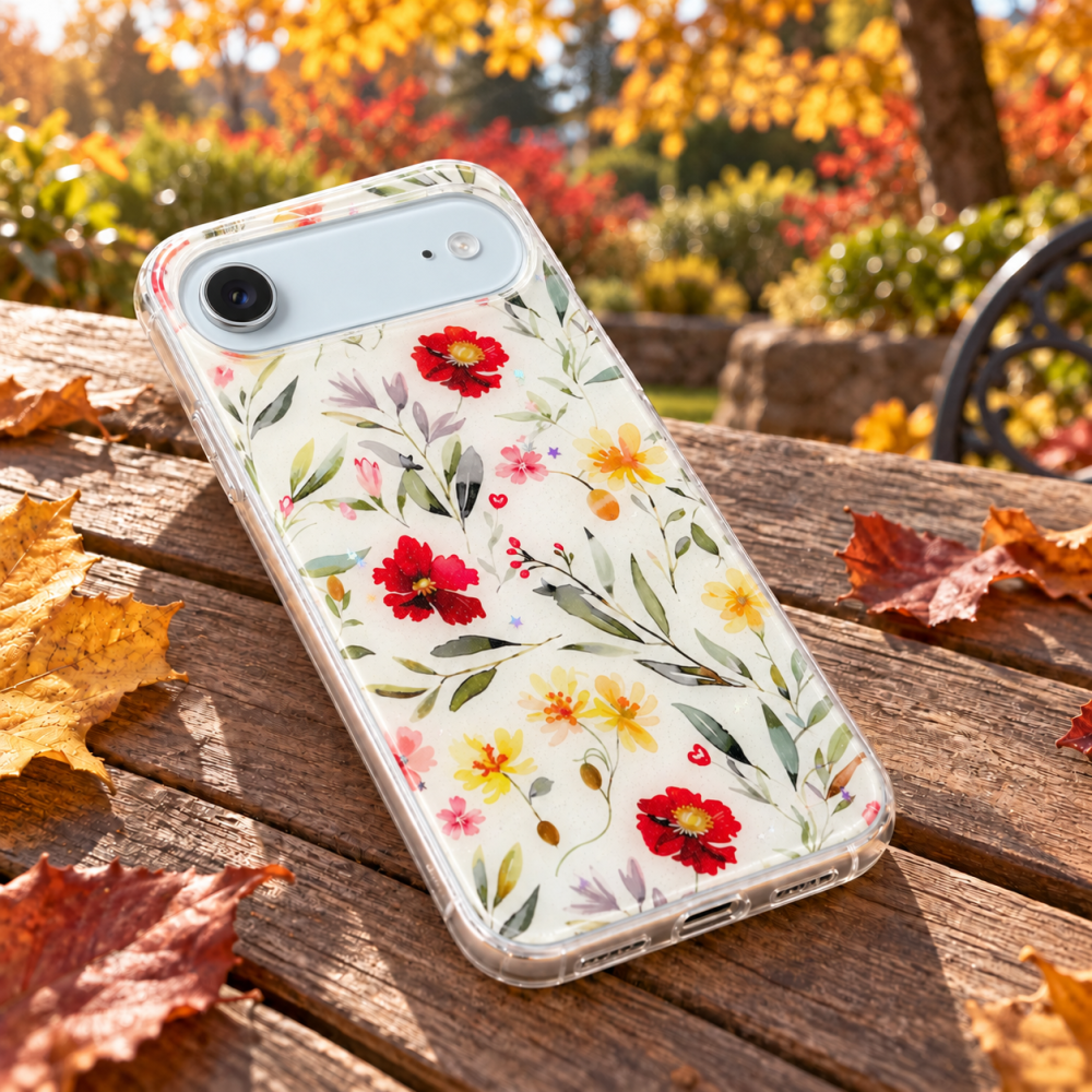 Husa pentru iPhone 17 Air cu imprimeu floral, rezistenta la socuri si lovituri - ZetGSM [7]