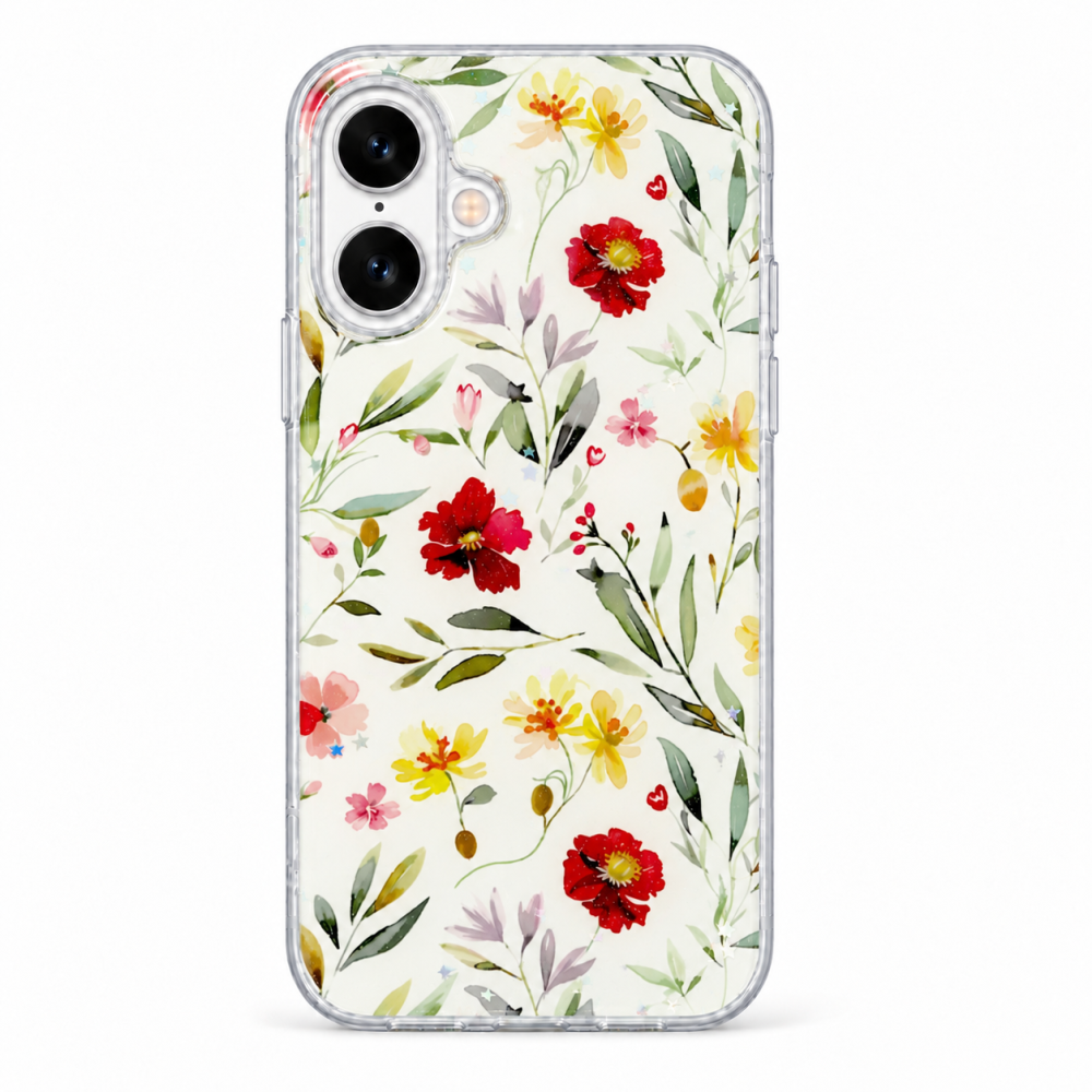 Husa pentru iPhone 17 cu imprimeu floral, rezistenta la socuri si lovituri - ZetGSM [3]
