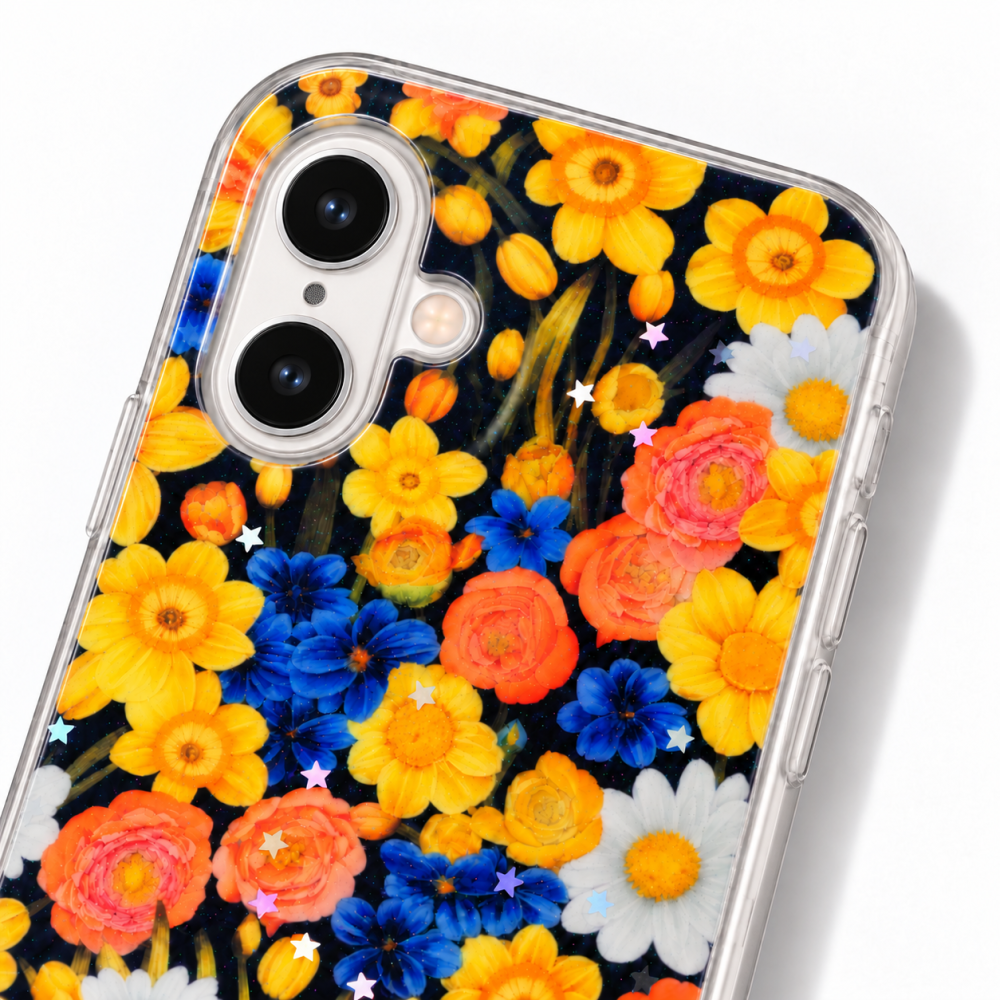 Husa pentru iPhone 17 cu imprimeu floral, rezistenta la socuri si lovituri - ZetGSM [4]
