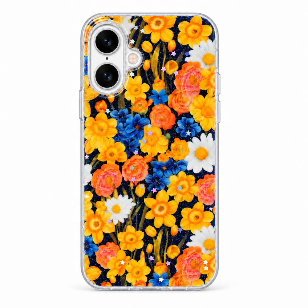 Husa pentru iPhone 17 cu imprimeu floral, rezistenta la socuri si lovituri - ZetGSM [3]