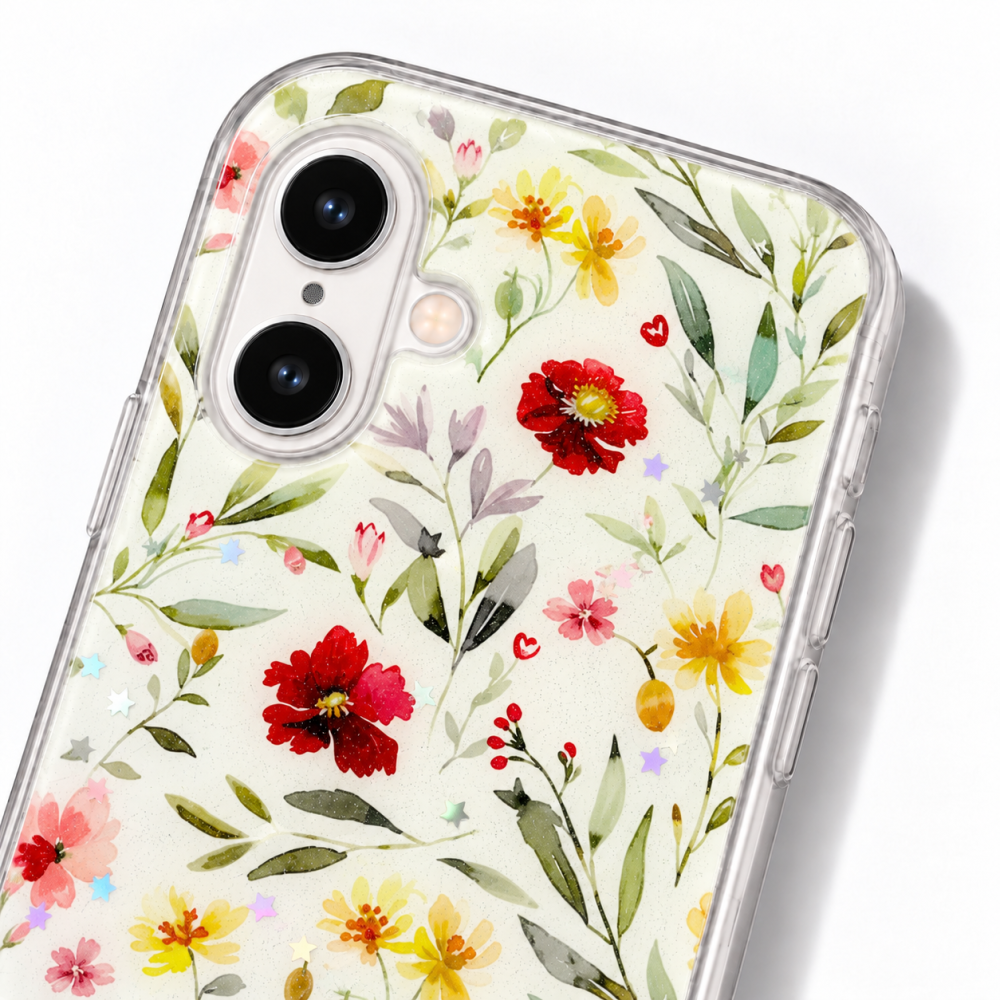 Husa pentru iPhone 17 cu imprimeu floral, rezistenta la socuri si lovituri - ZetGSM [4]