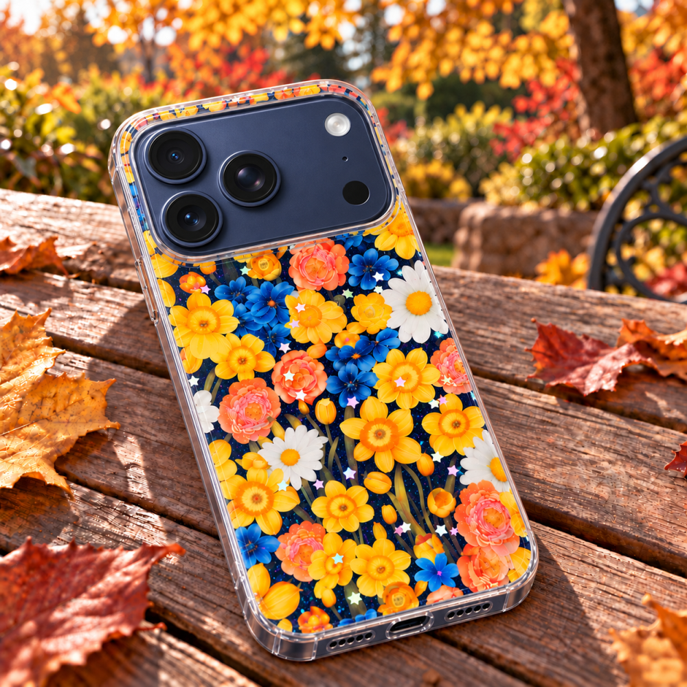 Husa pentru iPhone 17 Pro cu imprimeu floral, rezistenta la socuri si lovituri - ZetGSM [7]