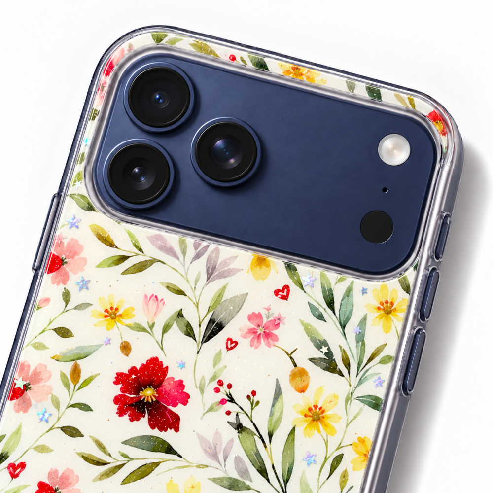 Husa pentru iPhone 17 Pro cu imprimeu floral, rezistenta la socuri si lovituri - ZetGSM [4]