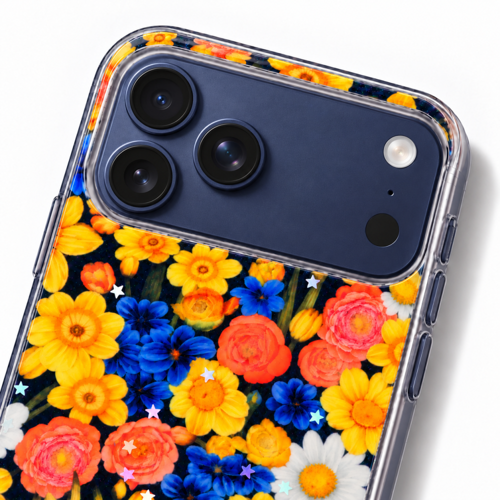 Husa pentru iPhone 17 Pro cu imprimeu floral, rezistenta la socuri si lovituri - ZetGSM [4]