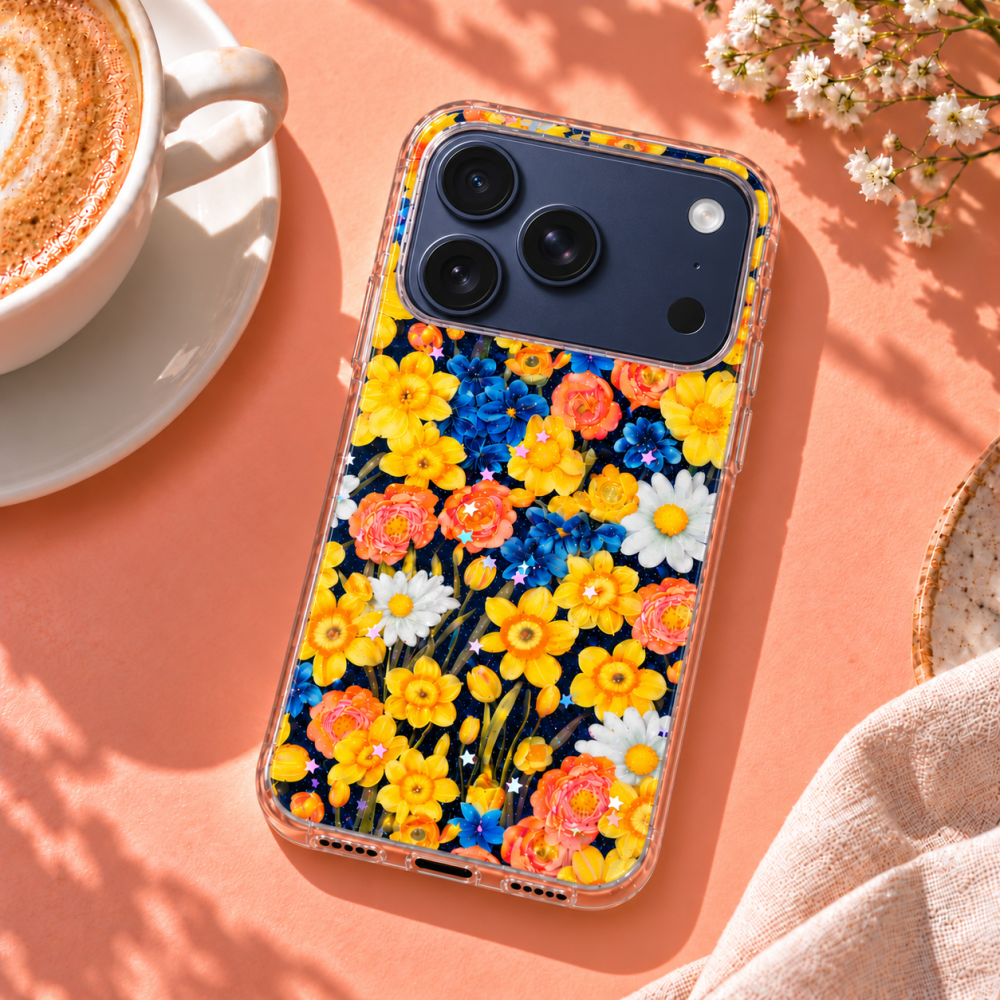Husa pentru iPhone 17 Pro cu imprimeu floral, rezistenta la socuri si lovituri - ZetGSM [6]