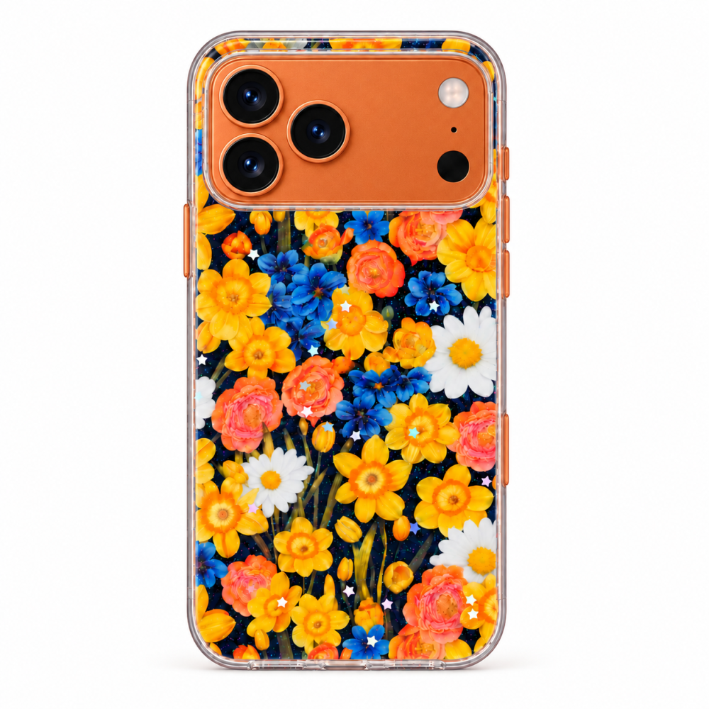 Husa pentru iPhone 17 Pro Max cu imprimeu floral, rezistenta la socuri si lovituri - ZetGSM [3]