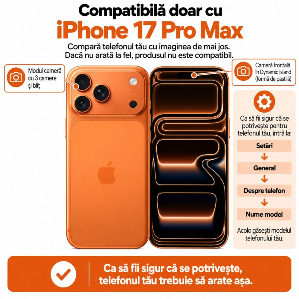Husa pentru iPhone 17 Pro Max cu imprimeu floral, rezistenta la socuri si lovituri - ZetGSM [2]
