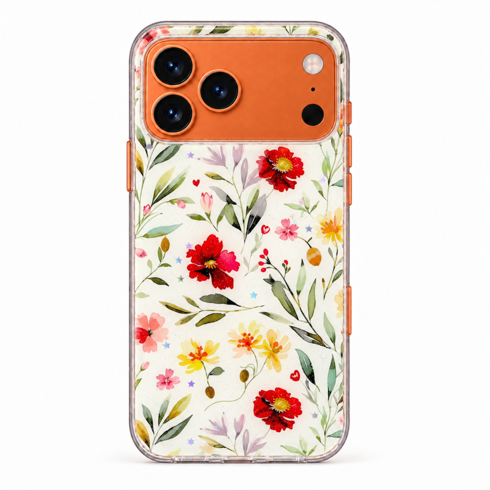 Husa pentru iPhone 17 Pro Max cu imprimeu floral, rezistenta la socuri si lovituri - ZetGSM [3]