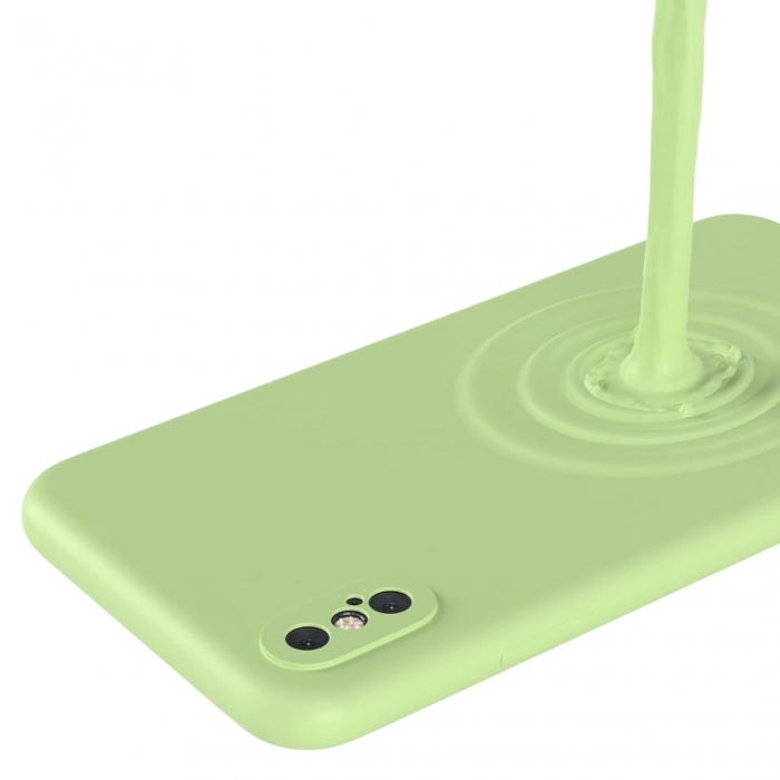 Husa Silicon Catifelat pentru iPhone X - Protecție Camere [3]