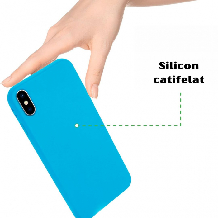 Husa Silicon Catifelat pentru iPhone X - Protecție Camere [2]