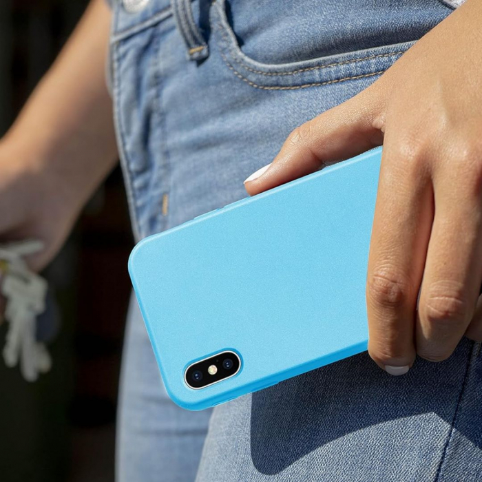 Husa Silicon Catifelat pentru iPhone X - Protecție Camere [4]