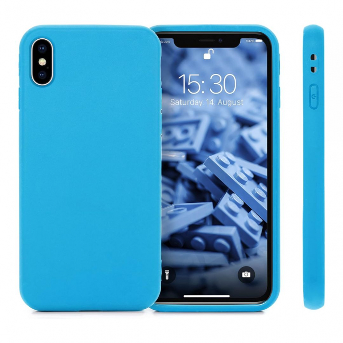 Husa Silicon Catifelat pentru iPhone X - Protecție Camere [3]