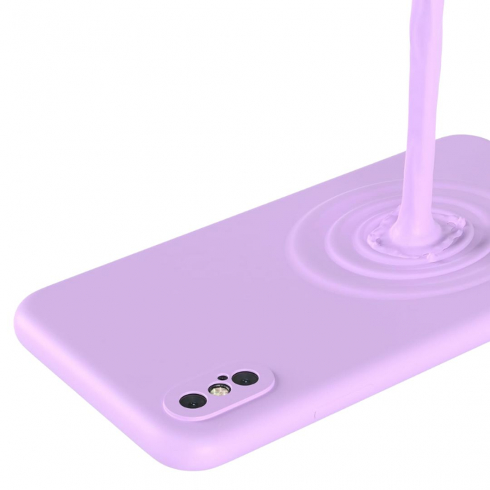 Husa Silicon Catifelat pentru iPhone X - Protecție Camere [3]