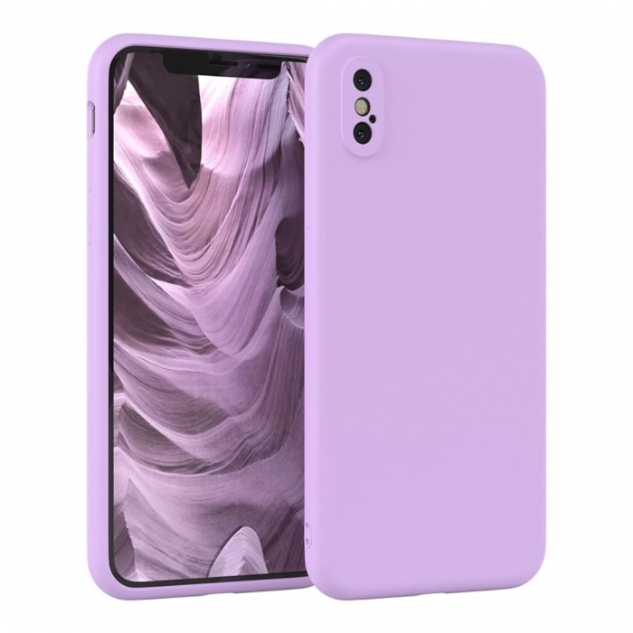 Husa Silicon Catifelat pentru iPhone X - Protecție Camere [1]