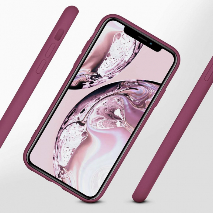 Husa Silicon Catifelat pentru iPhone X - Protecție Camere [3]