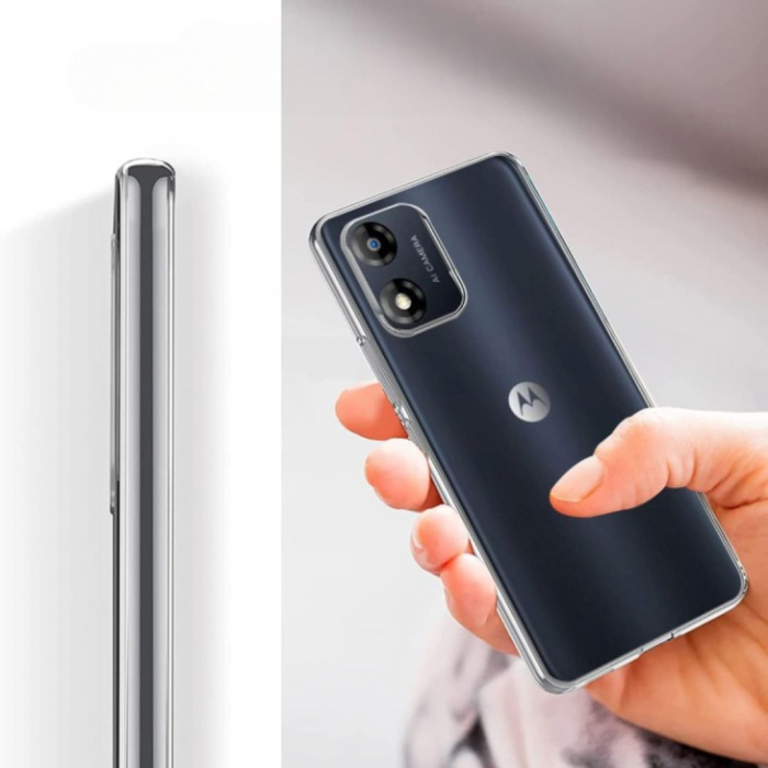 Husa Silicon Transparent Motorola E13 [4]