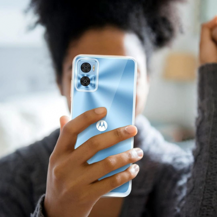 Husa pentru Motorola E22 din silicon - Transparenta [5]