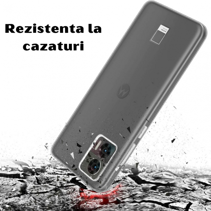 Husa pentru Motorola Edge 30 Neo din silicon - Transparenta [2]