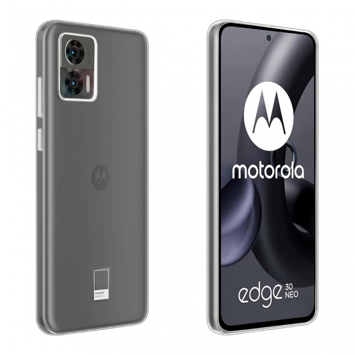 Husa pentru Motorola Edge 30 Neo din silicon - Transparenta [3]