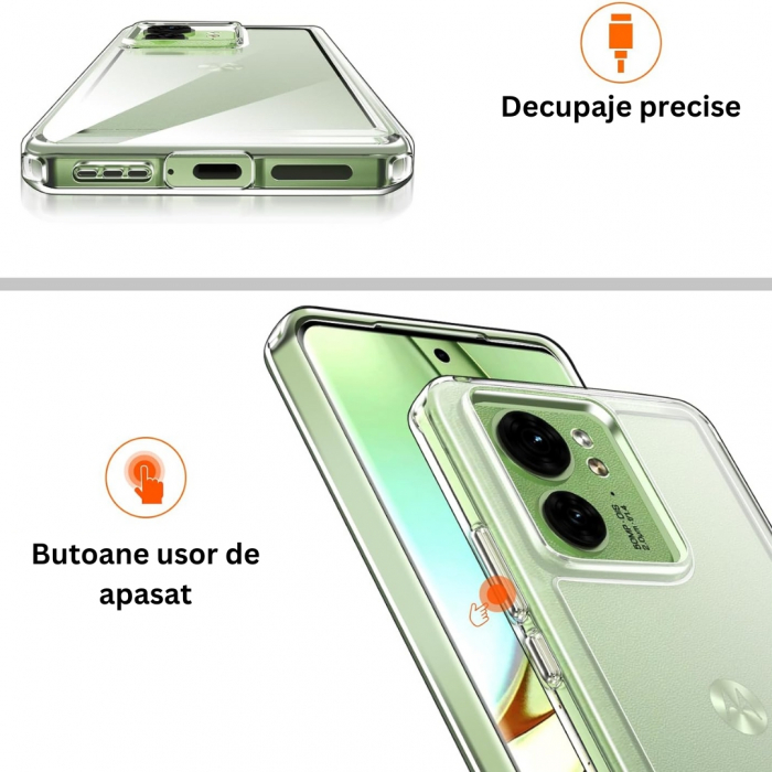 Husa Motorola Edge 40 - Silicon Transparent [4]