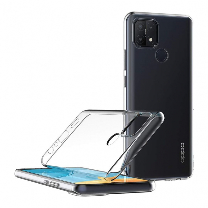 Husa pentru Oppo A15s din silicon - Transparenta [3]
