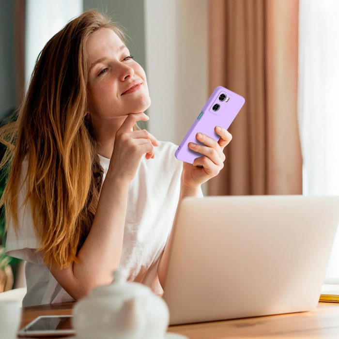 Husa pentru Oppo A57 4G din sIlicon catifelat cu interior din microfibra si protectie la camere [6]