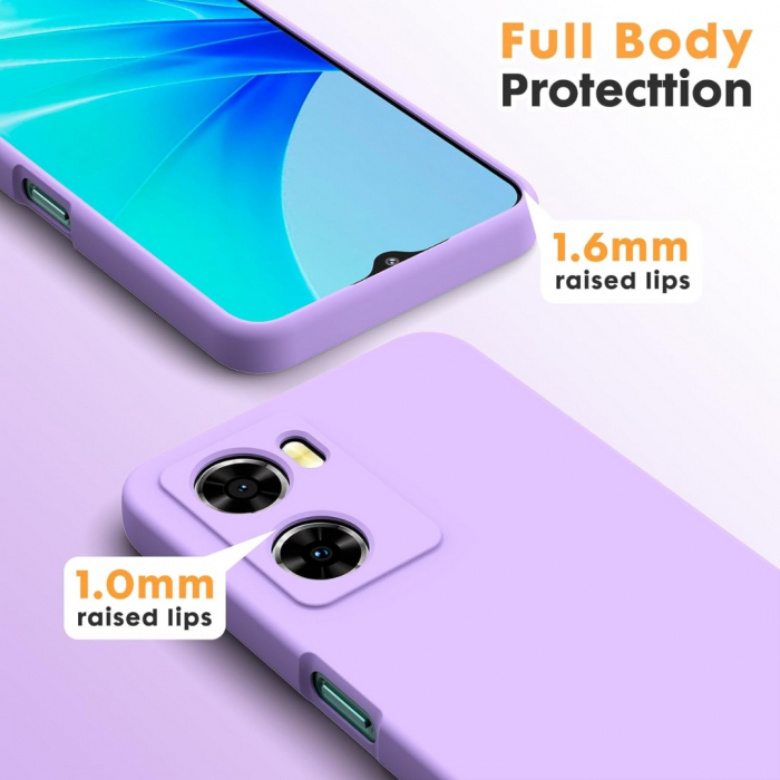 Husa pentru Oppo A57 4G din sIlicon catifelat cu interior din microfibra si protectie la camere [4]