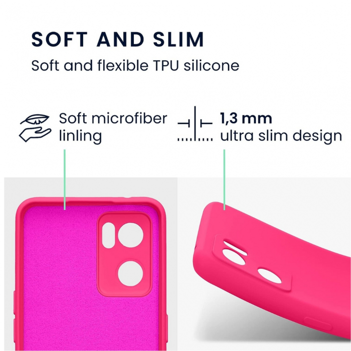 Husa pentru Oppo A57s din sIlicon catifelat cu interior din microfibra si protectie la camere [4]