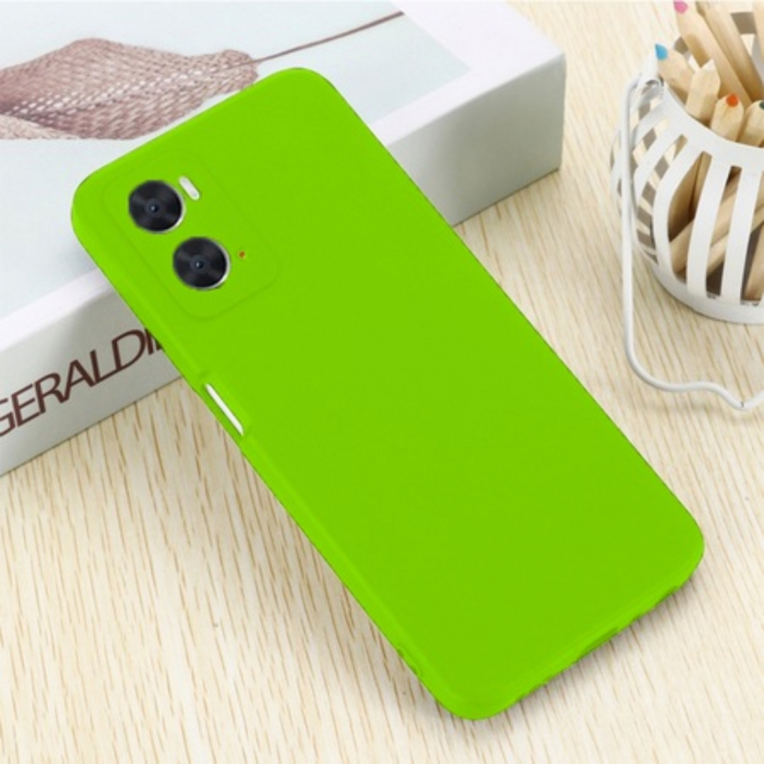 Husa pentru Oppo A76 din sIlicon catifelat cu interior din microfibra si protectie la camere [4]