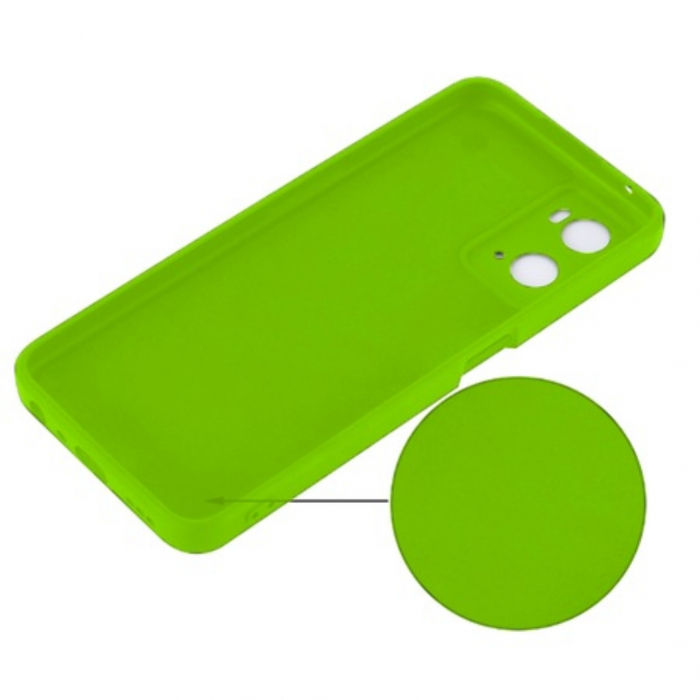 Husa pentru Oppo A76 din sIlicon catifelat cu interior din microfibra si protectie la camere [3]