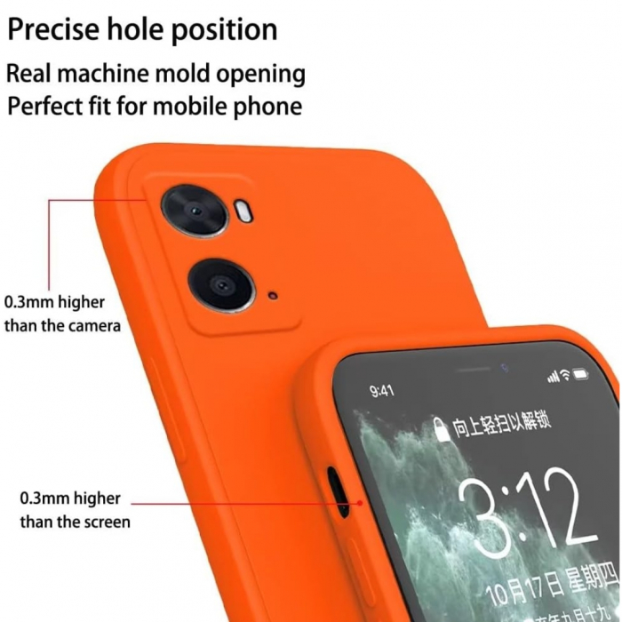 Husa pentru Oppo A96 din sIlicon catifelat cu interior din microfibra si protectie la camere [2]