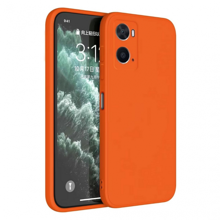 Husa pentru Oppo A96 din sIlicon catifelat cu interior din microfibra si protectie la camere [1]