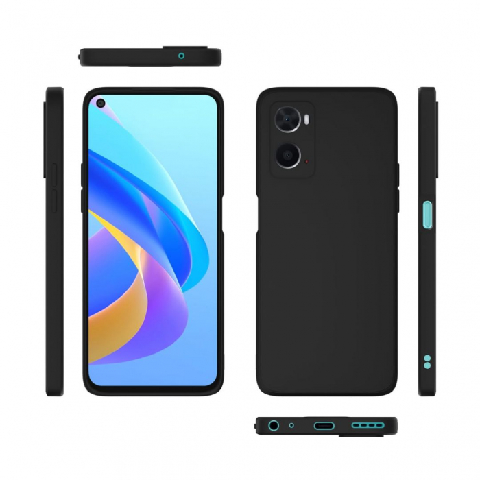 Husa pentru Oppo A96 din sIlicon catifelat cu interior din microfibra si protectie la camere [5]