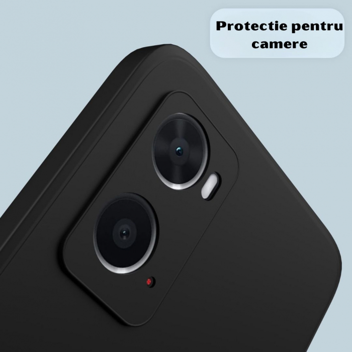 Husa pentru Oppo A96 din sIlicon catifelat cu interior din microfibra si protectie la camere [4]