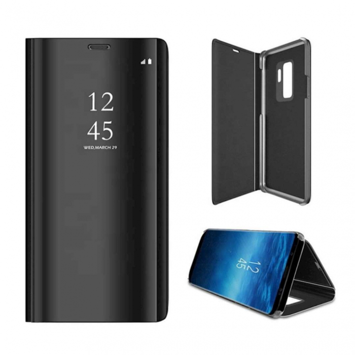 Husa pentru Realme 9i 4G Smart Clear View - Negru [2]