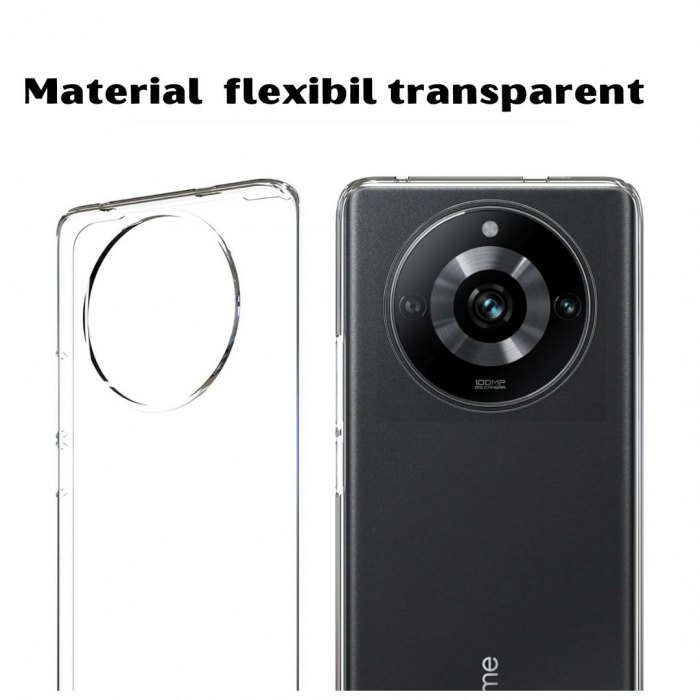 Husa pentru Realme 11 Pro Plus 5G din silicon - Transparenta [2]